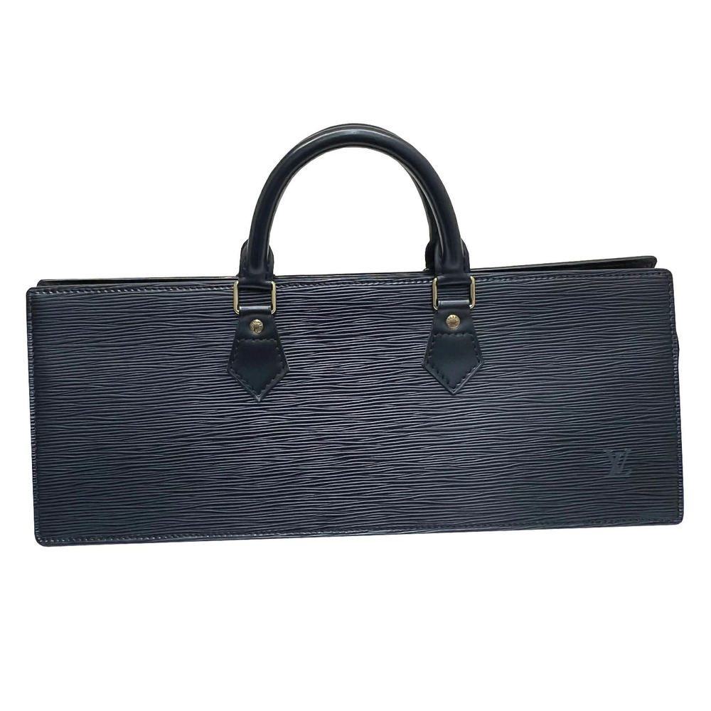 LOUIS VUITTON Sac Triangle Handbag Epi Leather Noir Black
